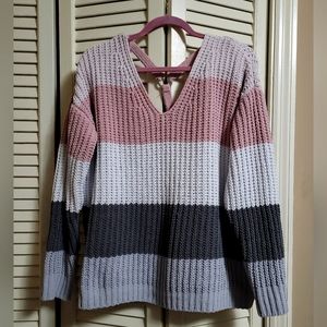 Large Pink Oversized Sweater